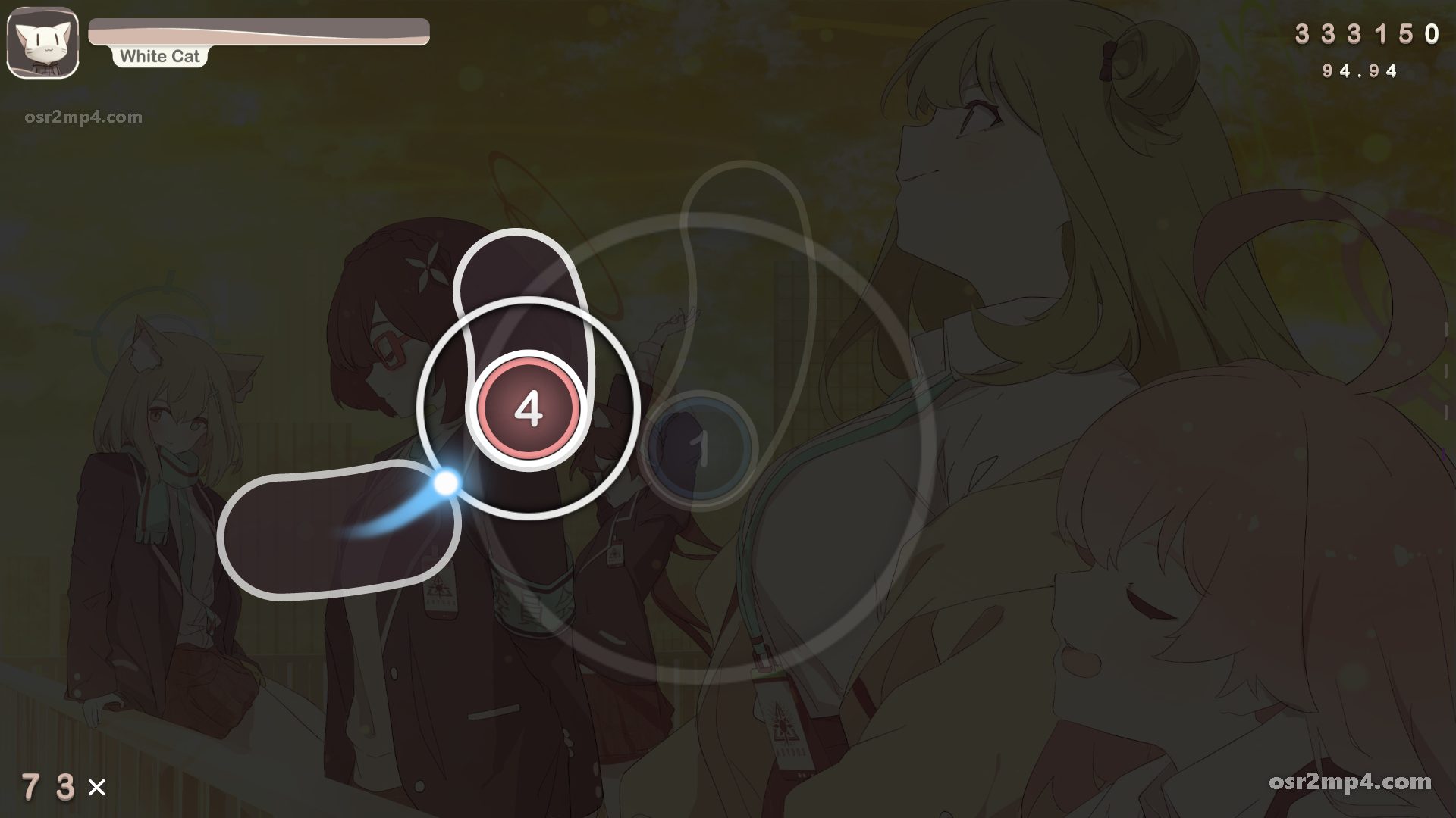 RED feat. Abydos High School Foreclosure Task Force - Mahiru no Sora no Tsuki (TV Size) [Abydos]
