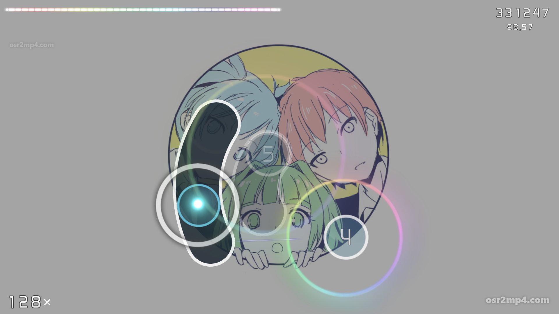 3 Nen E Gumi Utatan (Nagisa & Kayano & Karuma & Isogai & Maehara) - Bye Bye YESTERDAY [Taeyang's Good Good Time]