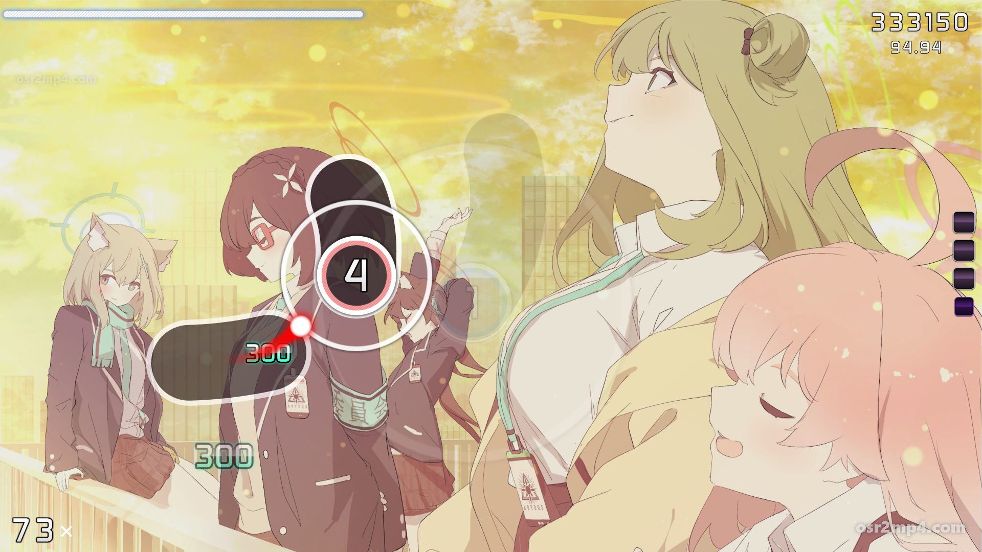 RED feat. Abydos High School Foreclosure Task Force - Mahiru no Sora no Tsuki (TV Size) [Abydos]
