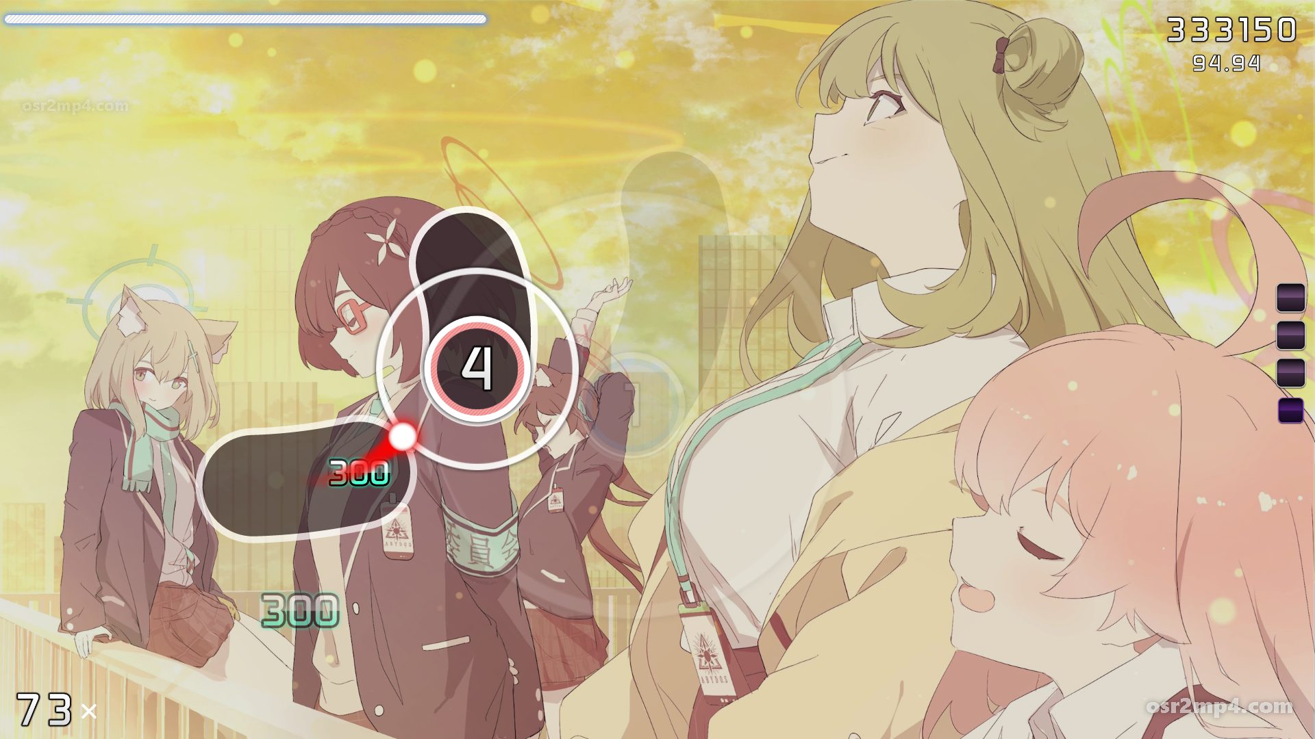 RED feat. Abydos High School Foreclosure Task Force - Mahiru no Sora no Tsuki (TV Size) [Abydos]