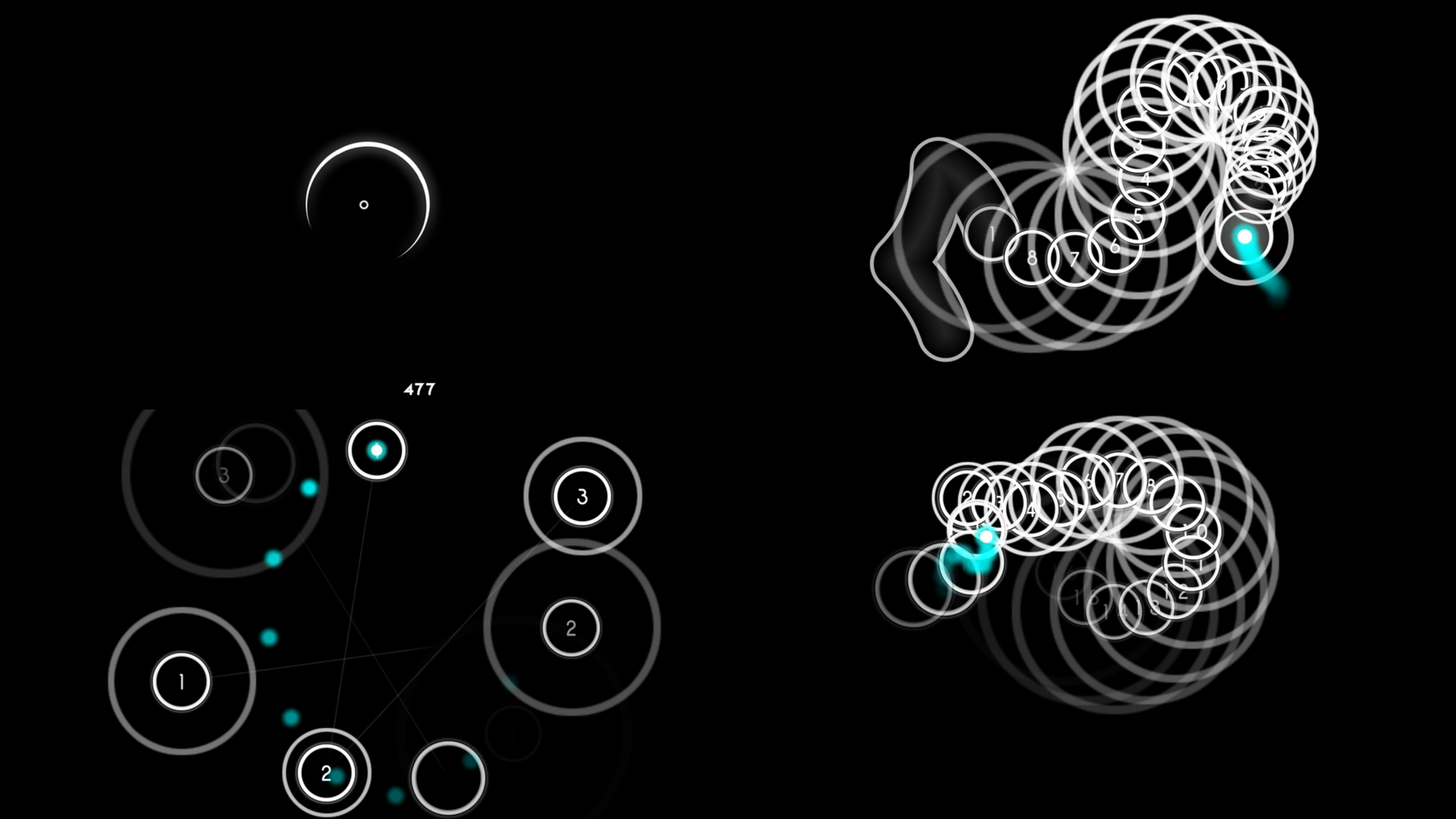 Black and White (white cursor)